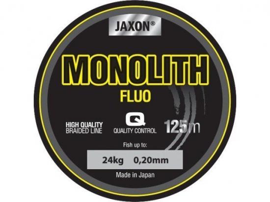 Šňůra Jaxon Monolith Fluo 0,10mm/125m